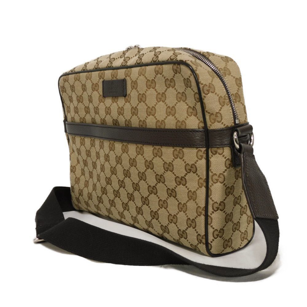 GUCCI Authentic Cream Canvas Shoulder Bag - Picture 2 of 16